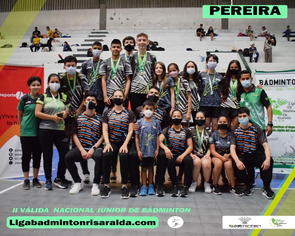 Pereira valida nacional badminton