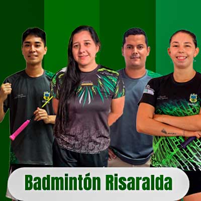 Entrenadores liga de bádminton de Risaralda